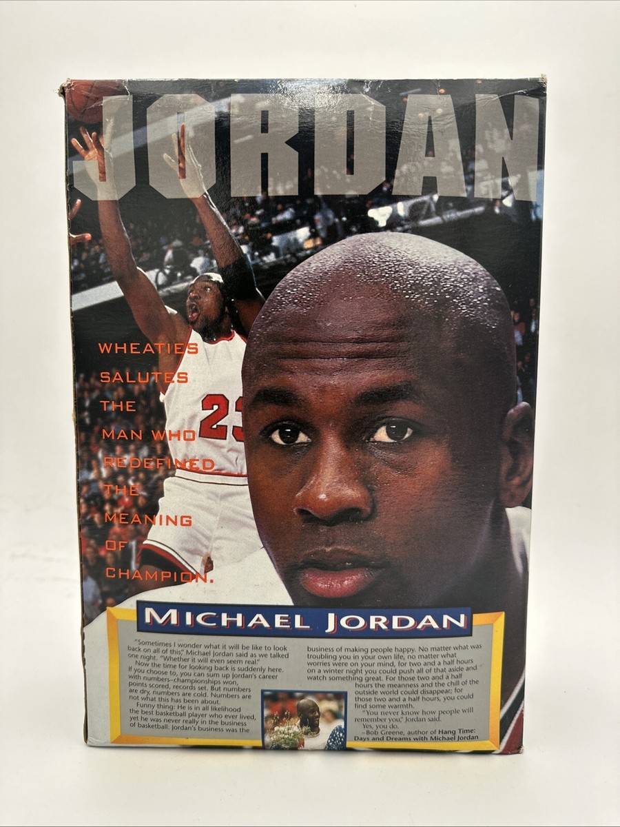 マイケルジョーダン　ウィーティーズ空箱コレクション WHEATIES MICHAEL JORDAN FULL & SEALED 18 oz CEREAL BOX BASKETBALL