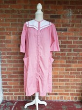 Models Coat Brand Vintage HouseCoat Robe Red Gingham Med To Lg