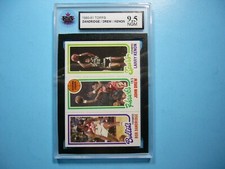 1980 1980/81 TOPPS NBA BASKETBALL CARD #19 209 246 JOHN DREW LEADER KSA 9.5 GL
