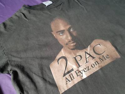 RARE vintage 90s 2 Pac tupac All Eyez On Me T SHIRT HIPHOP RAP TEE 