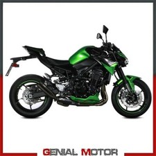 Auspuff Schalldampfer Mivv Double Gun Edelstahl Schwarz Kawasaki Z 900 2020