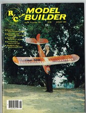 MODEL BUILDER magazine August 1980 Le Pottier P-70-S: F/F Electric Scale