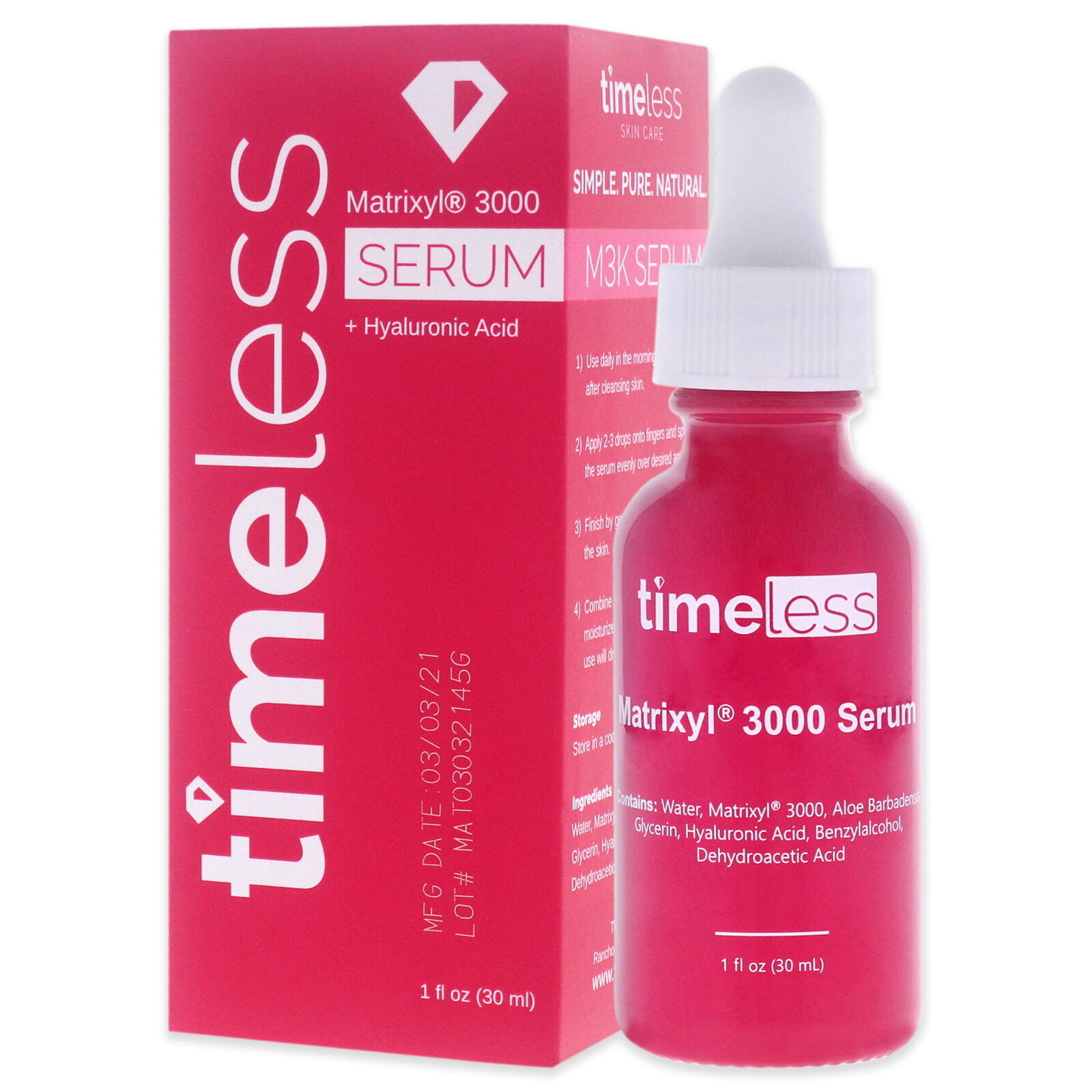 Timeless Skin Care Matrixyl 3000 Serum 1 oz. Facial SerumUK NEW eBay