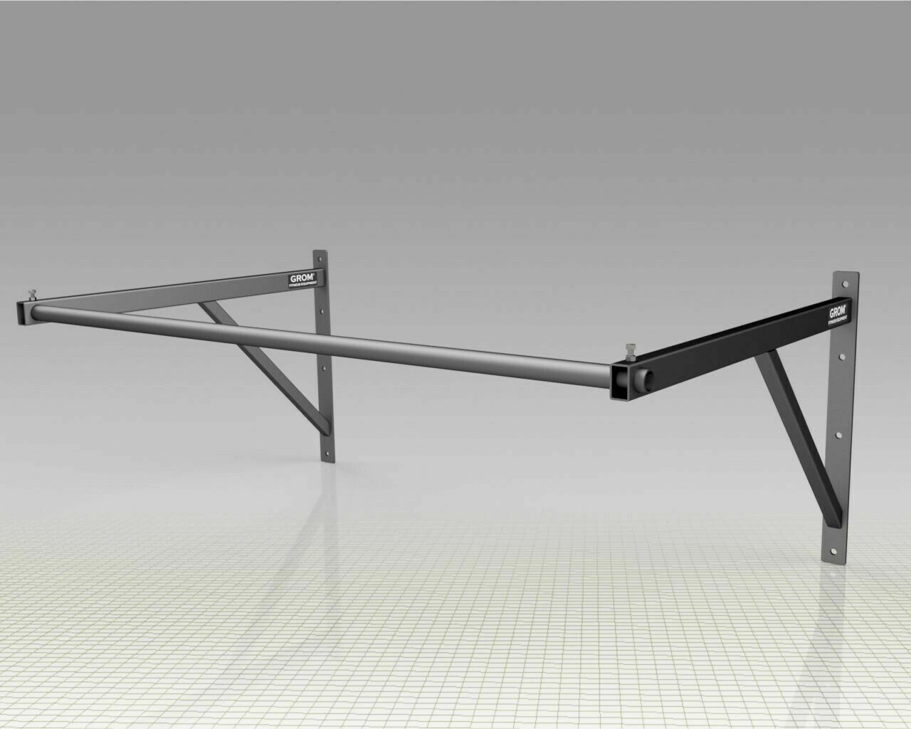 GROM FITNESS Wall Mounted Pull Up Bar