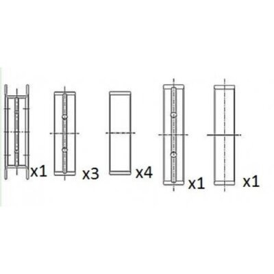 Kurbelwellenlager FAI AUTOPARTS BM1020-025 für Ford S-Max