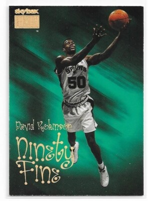 DAVID ROBINSON 1999-00 Skybox Premium Basketball card #221 San Antonio Spurs NM