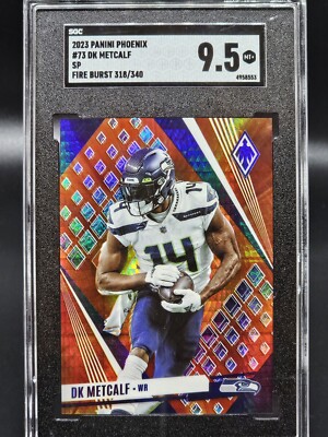 2023 Panini Phoenix Football - Fire & Ice Seismic #73 DK Metcalf Seahawks /340