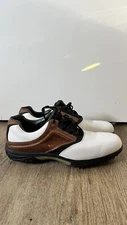 Footjoy Contour Series Men's US Size 12 M Golf Shoes 54108White / Brown