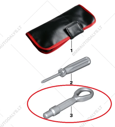 NUOVO GANCIO OCCHIELLO TRAINO BMW 3 F30 72157953893 2013 - Foto 9 di 10