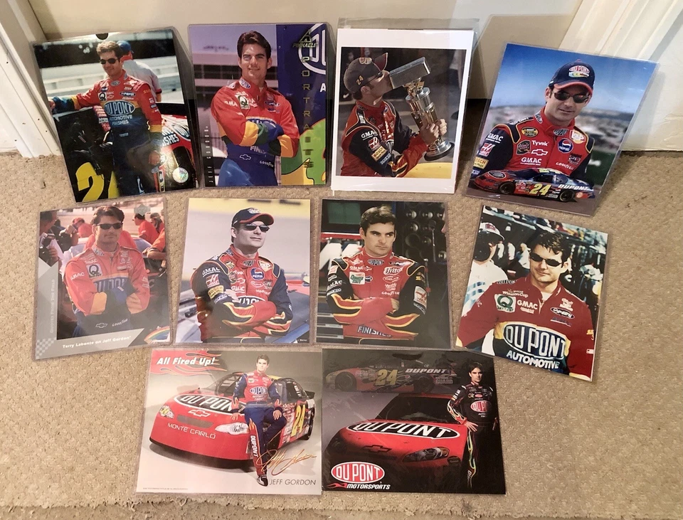 NUEVO ENORME Lote Jeff Gordon - Tarjetas coleccionables firmadas fotos juguetes y más! Foto 3 de 4