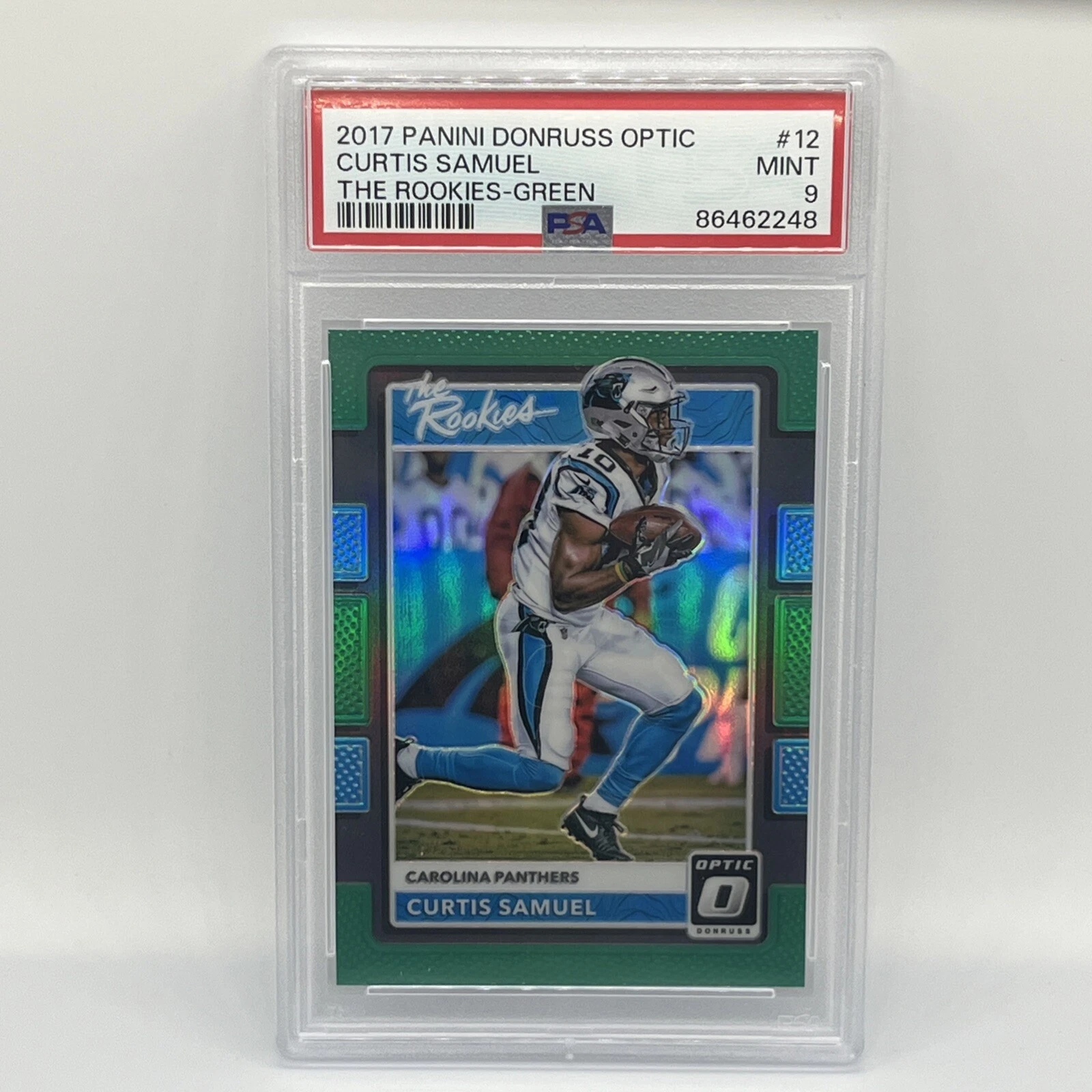 Curtis Samuel Panini Donruss Optic the Rookies #12 Green