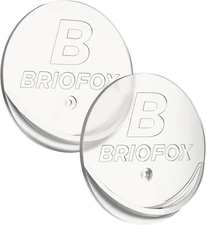 BRIOFOX Shower Curtain Rod Holder 3M Adhesive | Heat Resistant | Waterproof