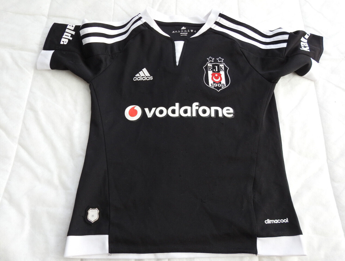 Besiktas JK Home Jersey Adidas Black Shirt Size Boys S Football