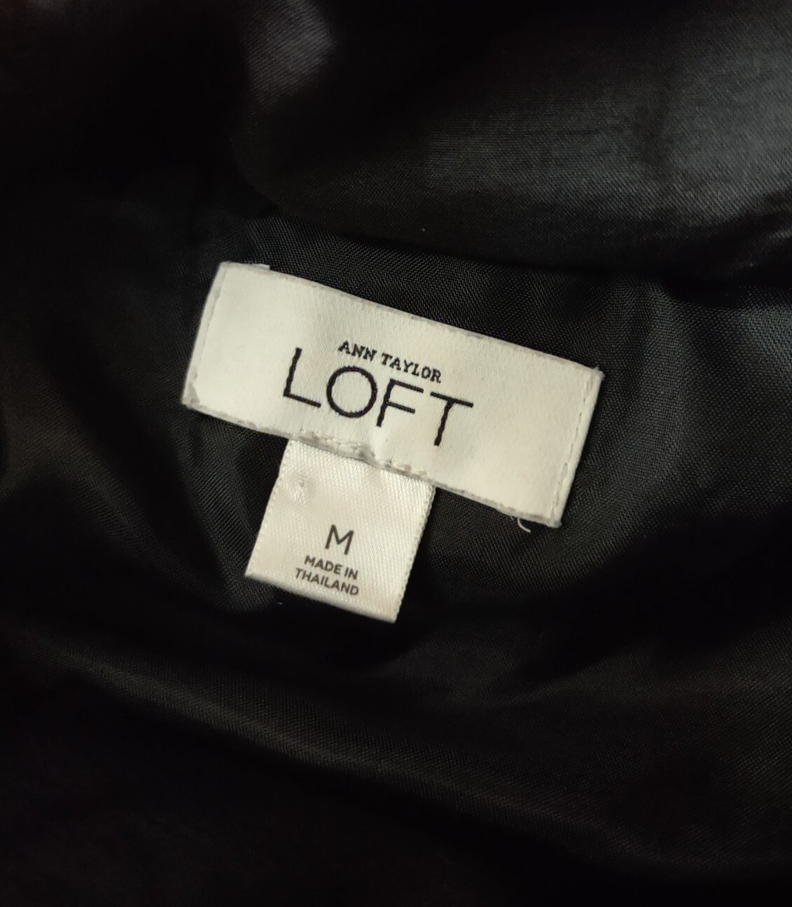 Ann Taylor Loft Down Puffer Jacket Medium Snap Cl… - image 9