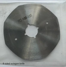 4" octagon (8 Sided) Knife for many cloth cutters
