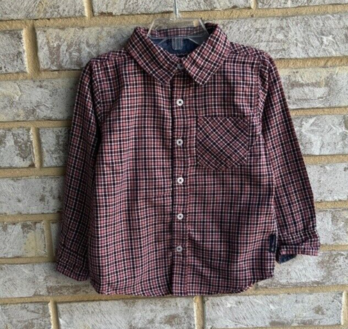 Chemise à Manches Longues Pour Garçon The Children's Place - Taille L (10/12), Motif écossais