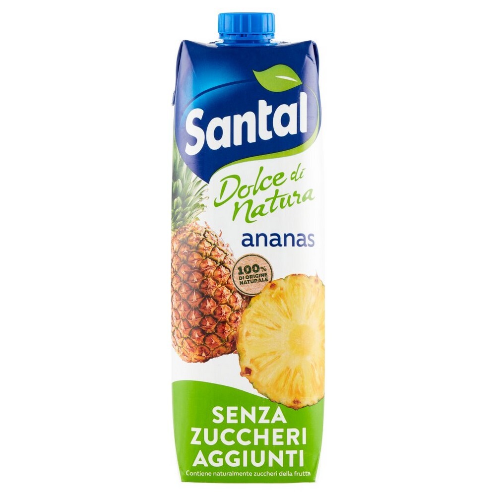Santal Dolce Natura Ananas Senza Zuccheri Aggiunti 1 L X12 pz