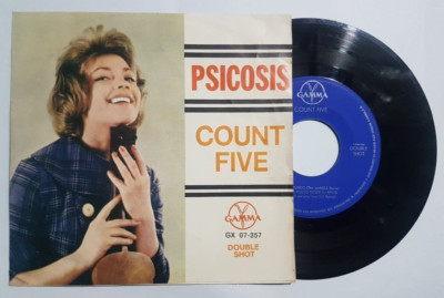 Count Five Psychotic reaction (psicosis) 1966 EP rare bizarre picture sleeve 45