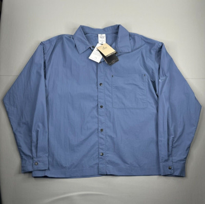 Nike Sportswear Tech Pack Men's Medium Woven Long-Sleeve Shirt DX0205-491 New