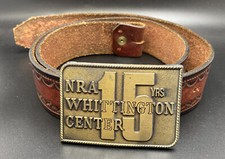 NRA Whittington Center 15 YRS Belt Buckle Dimensional Detailed