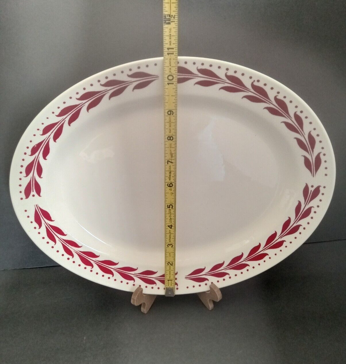 HOMER LAUGHLIN Hemlock Red 13" Platter
