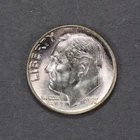 1957 10c SILVER ROOSEVELT DIME *NICE TONING* LOT#L860