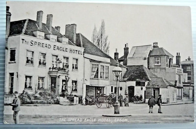 SP02 - 166 - Postkarte - The Spread Eagle Hotel Epsom