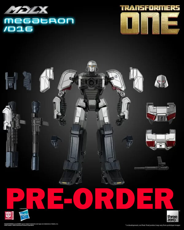Pre-Order) THREEZERO Transformers One MDLX Megatron / D16 Action 
