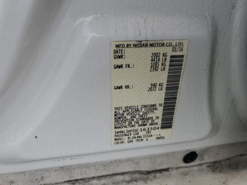 Driver Front Window Regulator Electric Sedan Fits 13-18 ALTIMA 4776870 - Picture 13 of 13