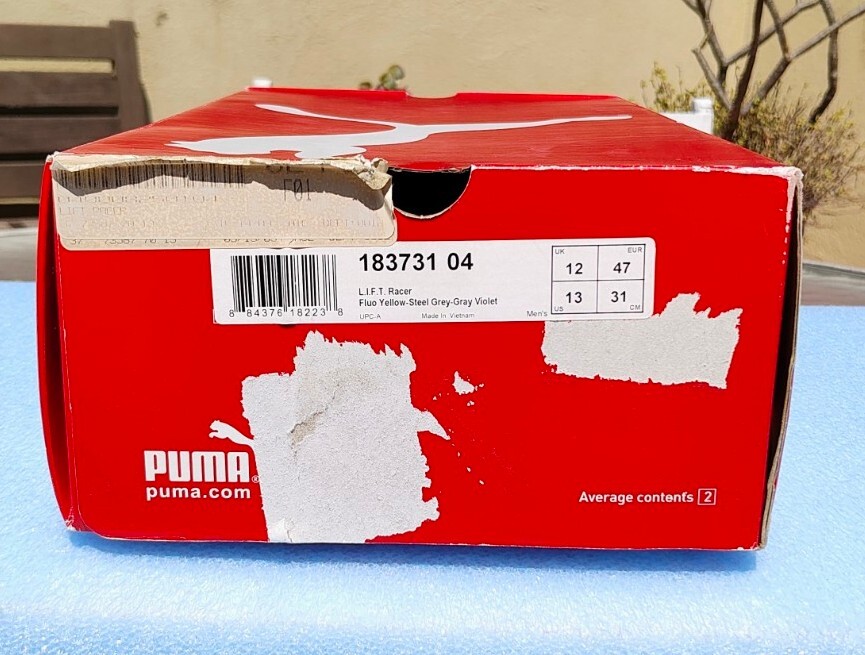 Puma L.I.F.T. Racer-Yellow Steel Grey | eBay