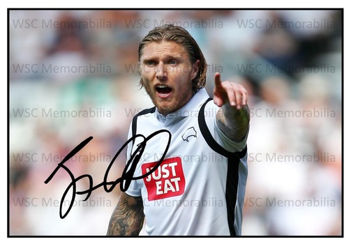11572. Jeff Hendrick Signed Pictures (A4 Prints) Derby Newcastle Ireland etc.