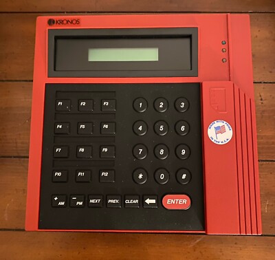 New Kronos Time Keeper Series 400 Model 460f Mint In Box Complete