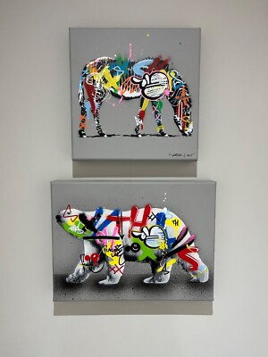 Martin Whatson の「 ZEBRA」 Zebra (Canvas) by Martin Whatson Editioned artwork | Art Collectorz