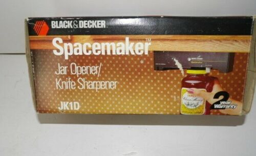 Black & Decker Spacemaker Under Cabinet Jar Opener /Knife Sharpener JK1D  NEW - Picture 1 of 8
