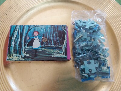 Mini puzzle 60 ANNA WITH RED HAIR Clementoni Games 1980 NEW 19.5 x12.5cm