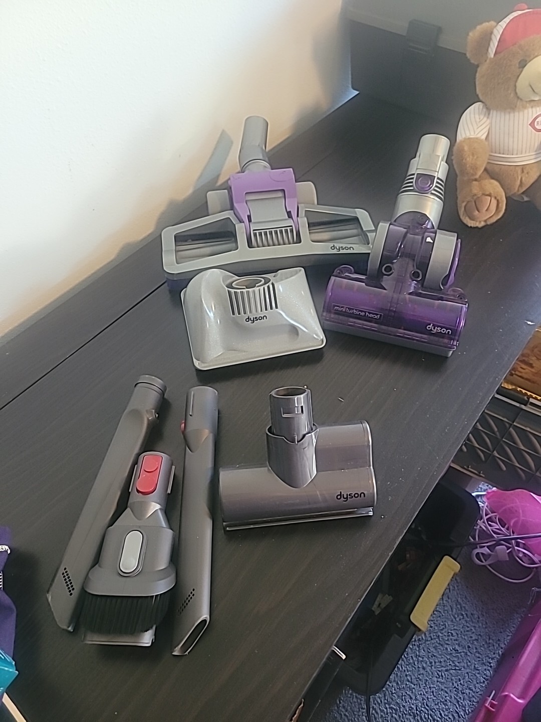 Dyson Vacuum Attachments Set with Brushes and Crevice Tool-image