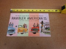 1960 Rambler American sales brochure 12 page ORIGINAL literature