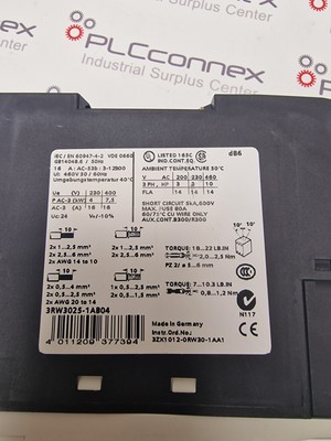 3RW3025-1AB04 SIEMENS for sale online | eBay