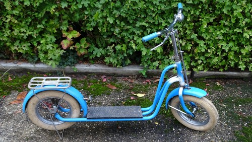 RIXE Tretroller, 1960er Jahre, blau, Kinder, Roller, guter Zustand - Bild 5 von 8