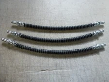 MK1 ESCORT, FRONT DISC BRAKE, FLEXI HOSE SET WITH EXTERNAL SPRING X 3, RUBBER