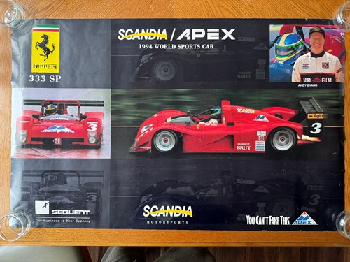 1994 Scandia Racing Team Ferrari 333SP #3 Andy Evans - Picture 5 of 5