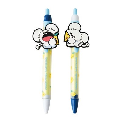 Pokemon Center Tandemaus Sharing Oran Berry Pen Set 2pcs w/ Mascot