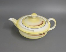 Teekanne 1 Liter Kanne Spritzdekor Art Deco 50 Jahre Zeh Scherzer Porzellan 