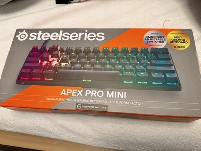 SteelSeries Apex Pro Mini Gaming Keyboard, Excellent, Free Shipping