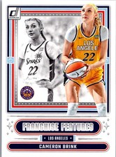 Cameron Brink 2025 Donruss WNBA Franchise Features #2 Los Angeles Sparks