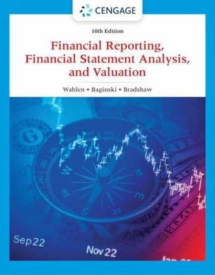 Financial Reporting, - Paperback, by Wahlen James; Baginski - Very Good