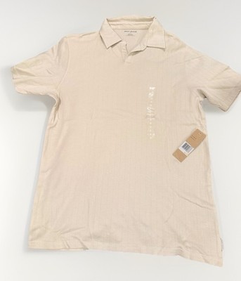 NWT Men s DKNY Collared Ivory Shirt Size Medium