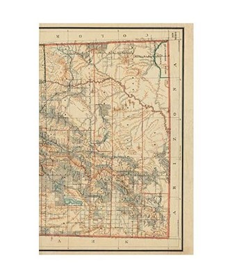 Utah Vintage Map 4x6 Field Journal / Field Notebook / Field Book / Memo Book / P