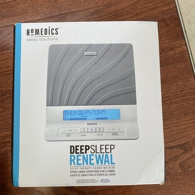 Homedics Deep Sleep White Noise Sound Therapy Machine HDS-2000B Remote Tested