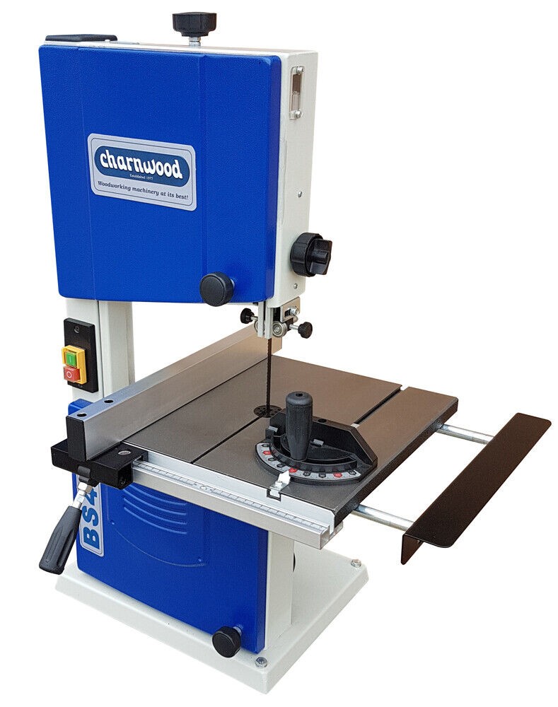 CHARNWOOD BS410 10'' Woodworking Bandsaw with Cast Iron Table, 370w